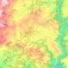 Carballedo topographic map, elevation, terrain