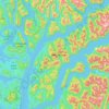 King Island topographic map, elevation, terrain