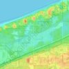 Dune Acres topographic map, elevation, terrain