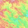 Pozega Municipality topographic map, elevation, terrain