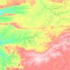 Nova Brasilândia topographic map, elevation, terrain