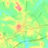 Leitchfield topographic map, elevation, terrain