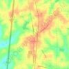 Hazlehurst topographic map, elevation, terrain