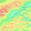 宁中乡 topographic map, elevation, terrain