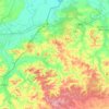 Shehyni Rural Hromada topographic map, elevation, terrain