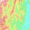 El Cenepa topographic map, elevation, terrain