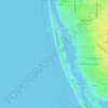 Indian Shores topographic map, elevation, terrain