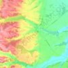 Rieumes topographic map, elevation, terrain