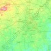 Catawba River topographic map, elevation, terrain