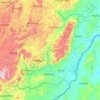 Rutana topographic map, elevation, terrain