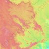 Monte Dourado topographic map, elevation, terrain