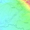 Bishnah topographic map, elevation, terrain