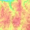 Melleroy topographic map, elevation, terrain