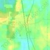 Emerson topographic map, elevation, terrain