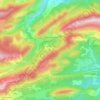 Val-de-Chalvagne topographic map, elevation, terrain