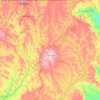 Cristalina topographic map, elevation, terrain