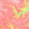 Winneshiek County topographic map, elevation, terrain