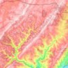 Savage River topographic map, elevation, terrain