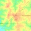 Macksburg topographic map, elevation, terrain