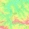 Nova Canaã do Norte topographic map, elevation, terrain