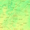 Renqiu City topographic map, elevation, terrain