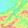 Unicoi County topographic map, elevation, terrain