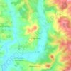 Curemonte topographic map, elevation, terrain