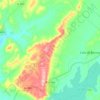 Bornos topographic map, elevation, terrain