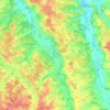 Courrensan topographic map, elevation, terrain