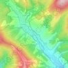 Urych topographic map, elevation, terrain