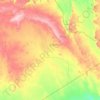 Djanet topographic map, elevation, terrain