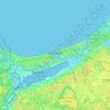 Jūrmala topographic map, elevation, terrain
