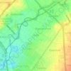 Modbury North topographic map, elevation, terrain