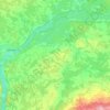 Beverīnas novads topographic map, elevation, terrain