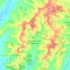 Bouteilles-Saint-Sébastien topographic map, elevation, terrain