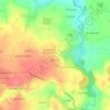 Trézilidé topographic map, elevation, terrain