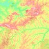 Marcelândia topographic map, elevation, terrain