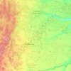 Миасс topographic map, elevation, terrain