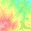 Bebeji topographic map, elevation, terrain