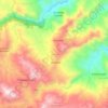 Amixtlán topographic map, elevation, terrain
