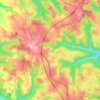 Lamothe-Cassel topographic map, elevation, terrain