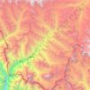 绒辖乡 topographic map, elevation, terrain