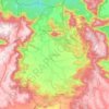 Mahuadanr topographic map, elevation, terrain
