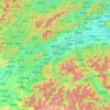 衢州市 topographic map, elevation, terrain