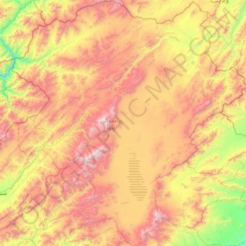 Nawur topographic map, elevation, terrain