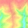 Nove topographic map, elevation, terrain