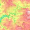 Pont-de-Salars topographic map, elevation, terrain