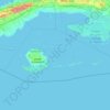 Isle of Youth topographic map, elevation, terrain