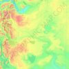 Río Chico topographic map, elevation, terrain
