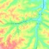 Erin topographic map, elevation, terrain